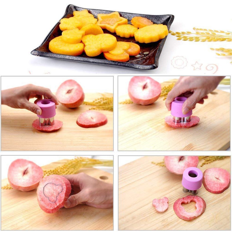 25Pcs Sandwich Cutters Set Safe Sandwiches Fruit Cookie Cutters for