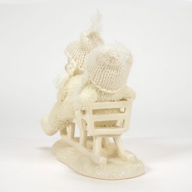 Department 56 Snowbabies Snow Fun Sledding Down The Hill We Go Figurine, 3.5 Inch, Multicolor