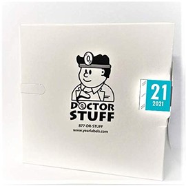 Doctor Stuff - 21 Year Labels, Tabbies 51700 Compatible Series, Light Blue Stickers, 500/Roll, 1 Roll, 3/4" x 1-1/2"