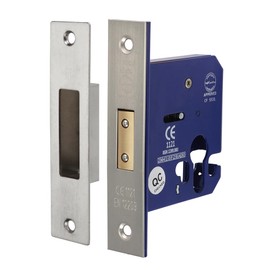 Timco - Euro Deadlock - Satin Nickel (Size 78 case / 56.5 Backset - 1 Each)