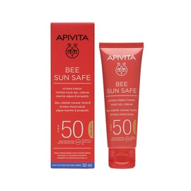 Apivita Bee Sun Safe Hydra Fresh Moisturizing Cream-Gel Color SPF50, 50ml