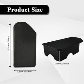 QZTYTY 2PCS Bed Rail Stake Pocket Covers, Truck Tonneau Covers, Truck Caps Rear Holes Plugs Covers for GMC Sierra 1500/Chevy Silverado 1500 2019-2024 /Sierra 2500/3500HD 2020-2024 Truck Bed Rail Caps