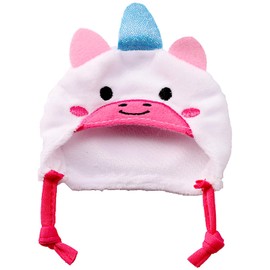 POCO DIVO Unicorn Baby Hat Cherub Doll, 6-inch Cute Toddler Girls Boys with Cartoon Beanie, Happy Newborn Infant Toy Kid wear Animal Cap