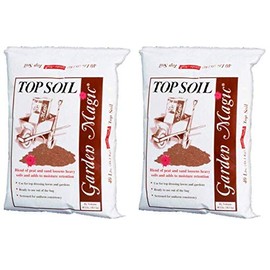 Michigan Peat Michigan Peat 5540 Garden Magic Top Soil, 40-Pound (Two Pack)