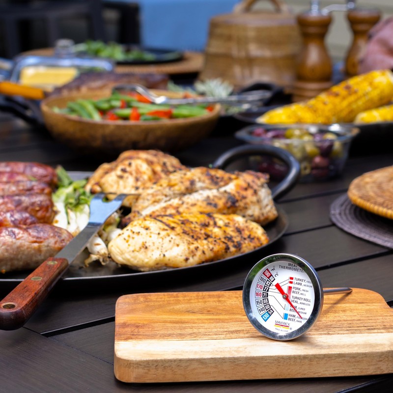 Maverick Housewares Oven-Chek Gourmet Roasting Thermometer, Silver