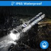 Garberiel Super Bright 900000Lumen 50W LED Powerful Flashlight Rechargeable Tactical