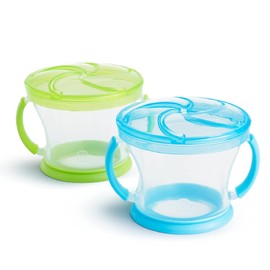 Munchkin Snack Catcher, 9 Ounce, 12+ Months, Color May Vary - 2 Count