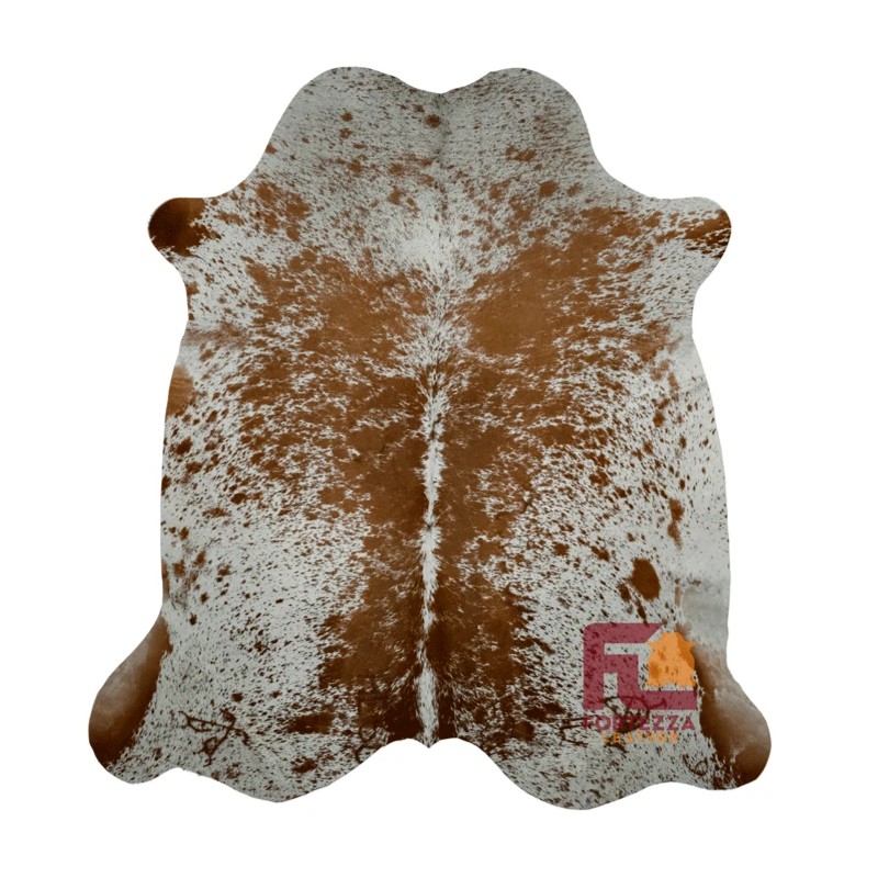 Fortezzaoutlet Cowhide Rug Brown Speckled | Premium Quality | Large