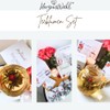HerzensWahl Tea Flowers Gift Set with Pot | 6 x