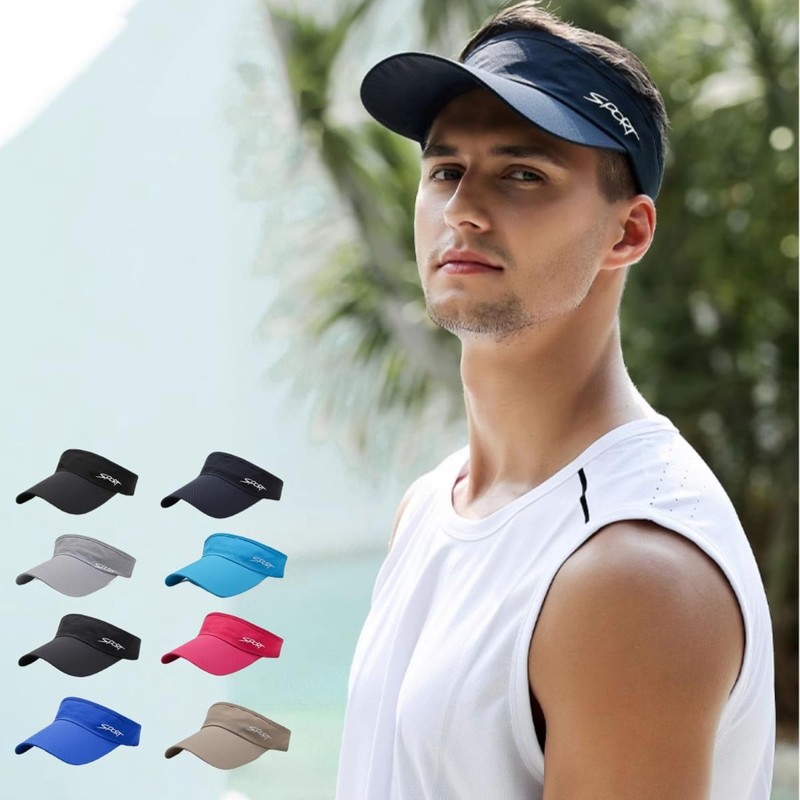 Weuiean MOKX-07 Sun Visor, Men's, UV Protection, Women's, Wide Brim