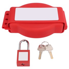 Gate Valve Lockout Device Adjustable Propane Tank Lock Secure Water Spigot Lock with 38mm Padlock