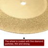 sourcing map 10pcs Diamond Cutting Wheel 30mm Titanium Coating Cut