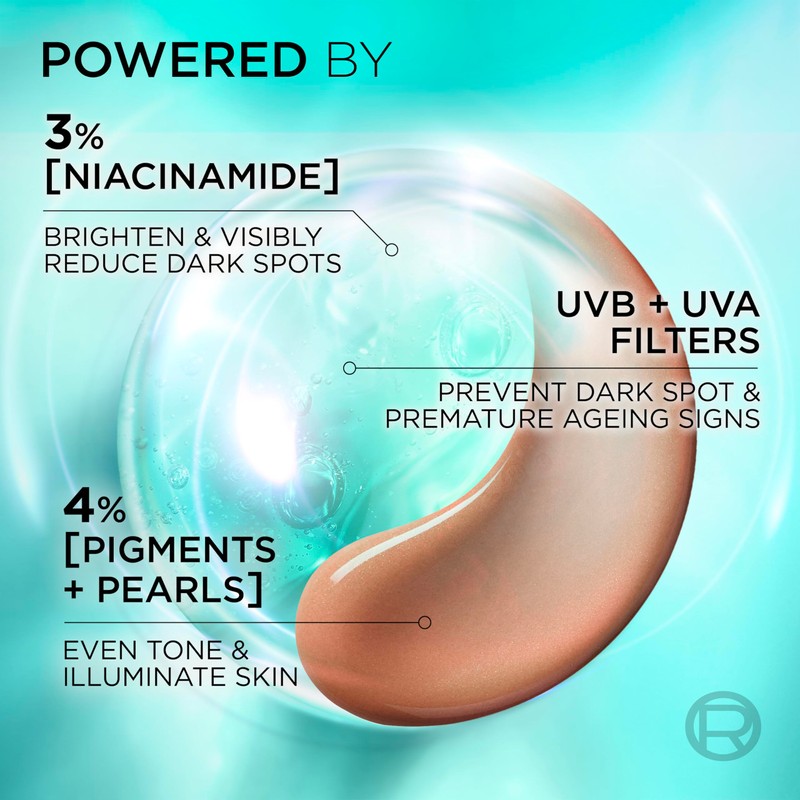 L’Oréal Paris Bright Reveal Tinted SPF 50 Daily Fluid Light