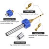 QUARKZMAN PCB Drill Bits 1/8 Inch Shank 1 mm Titanium