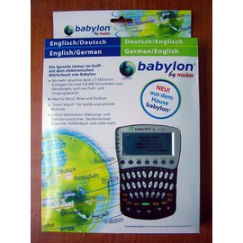 New BABYLON Electronic Dictionary EN/GR English - Germany Translator