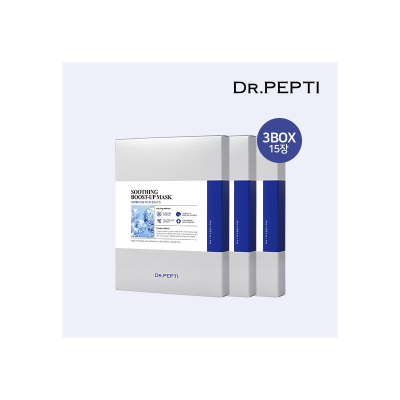 Dr. Pepti Soothing Boost Up Mask Pack x 3 boxes