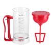 Cordless Electric Battery Powered Mixer Dispenser Pancake Cupcake Waffle Batter