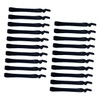 TOVINANNA 20pcs Adjustable Elastic Hair Ties for Men Lightweight Hair