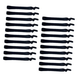 TOVINANNA 20pcs Adjustable Elastic Hair Ties for Men Lightweight Hair Bands for Everyday Use Breathable Flat Design for Comfortable Hold for Keeping Away from Face