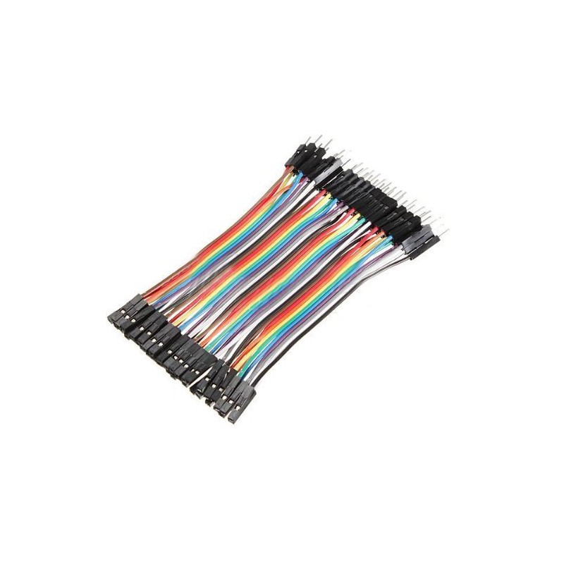 Aihasd 3pcs 120P 10 cm Male-Female Jumper Wire Cable Jumper
