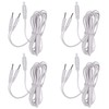 Tens Wire Rope Electrode Cable Electrode Cords Plug 2.0mm Lead