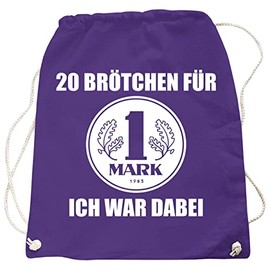 Backpack DDR 20 Brötchen Für 1 Mark ich war dabei, purple, Unit size, Rucksack