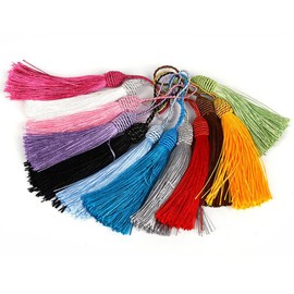GOODCHI Fringe Craft Supplies Tassel Charm Decoration Accessory Parts Handmade Material Fan Decoration Tassel Accessories Handmade DIY Supplies Craft Supplies Set of 33 Colors