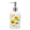 Topadorn 17 Oz Glass Soap Dispenser with Rust Proof Stainless