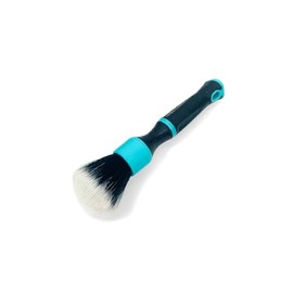 Detail Factory Octane Riptide Teal x Black Tri-Grip Ultra Soft Detailing Brush, Short, Interior, Exterior, Comfortable Grip, Scratch-free Cleaning,