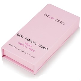 Easy Fan Lashes D Curl 0.07 x 13mm Lash Tray easy fanning crazy fans russian volume blossom individual eyelash extensions silk Eyeluvlashes (D Curl 0.07mm thickness, 13mm Length)