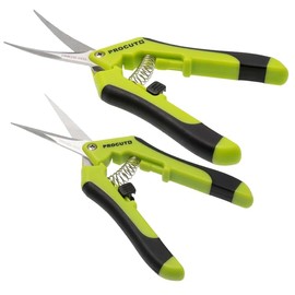 Garden Highpro Scissors, Pack of 2 (Straight and Curved Blade)