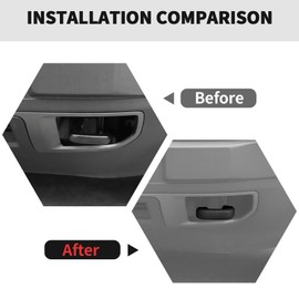 RT-TCZ Tow Hook Covers Bumper Tow Hook Covers Rubber Protector Cover Exterior Accessories for Ford Bronco Sport 2021-2025 (Black)