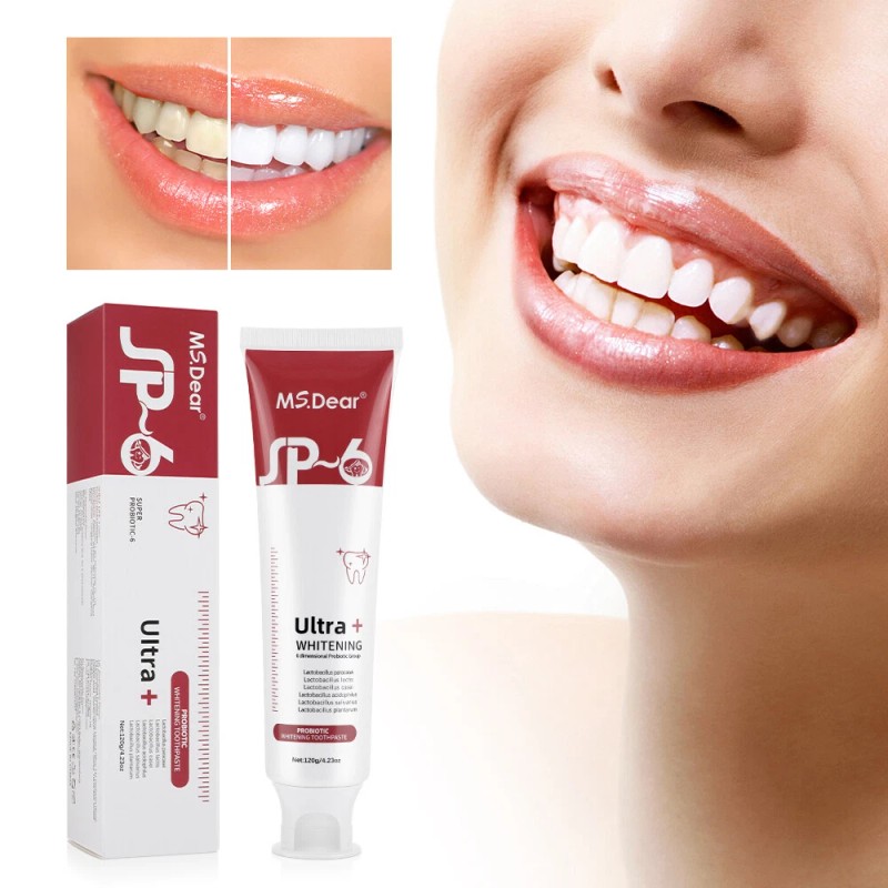 SP-6 Ultra Brightening Probiotics Toothpaste - 120g Sensitive Teeth Whitening