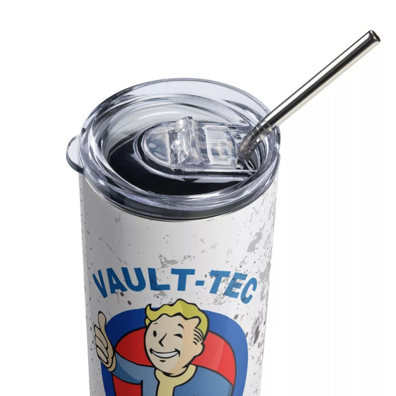 Bethesda Pure Drinking Water Tumbler Fallout Old Styled Thermos 20oz