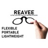 REAVEE Ultra Slim Armless Reading Glasses for Men Women, Small