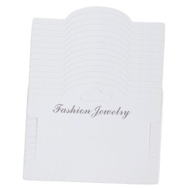 TEHAUX 100pcs Jewelry Display Cards for Bracelets Cardboard Holders for Jewelry Retail for Business and