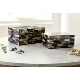 Signature Design by Ashley Ellford Mosaic Pattern Box Set, Set of 2, Multicolor