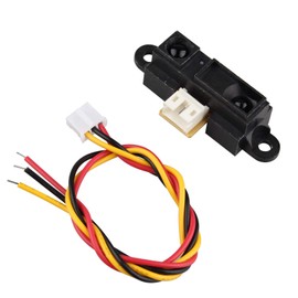 HALJIA GP2Y0A21YK0F IR Analog Distance Sensor 10-80cm Detecting Distance Sensor IR Infrared Range Sensor Module with Cable