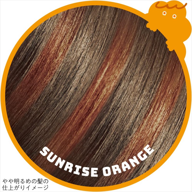 Liese 1-Day Hair Monster, Sunrise Orange, Point Color, Change Your