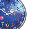 Kiddus Children's Wall Clock Analogue Time Teacher with Time Learning