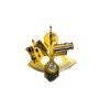 Hampton Nautical Scout's Brass Sextant, 4", Brass