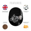 Destination Vinyl 4 Set - Black French Bulldog Dog Coasters