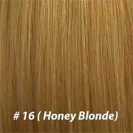 100 Strands Wavy Body Wave Pre Bonded U Nail Tip Fusion Remy Human Hair Extensions 22" Inches # 16 (Honey Blonde) Color