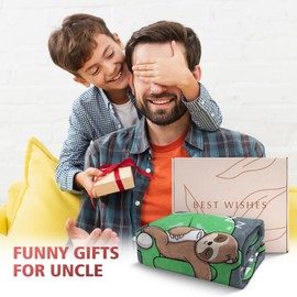 Funny Uncle Gifts, Uncles Birthday Gifts, Uncle is Not Sleeping Blanket, Uncles Blanket Gifts for Fathers Day Christmas, 60" x 50