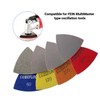 Triangular Diamond Polishing Pads for Corner Edge, Electroplated Sanding Pads