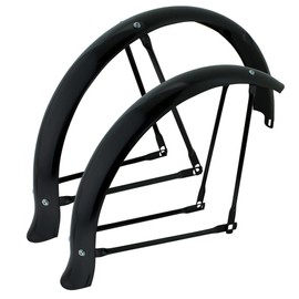 20" Flared Adjustable Fender Black