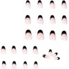 Uñas Francesas con Punta a Presión 24 Piezas de Uñas