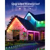 111FT Permanent Outdoor Lights, Smart 72 LED Eaves Lights with
