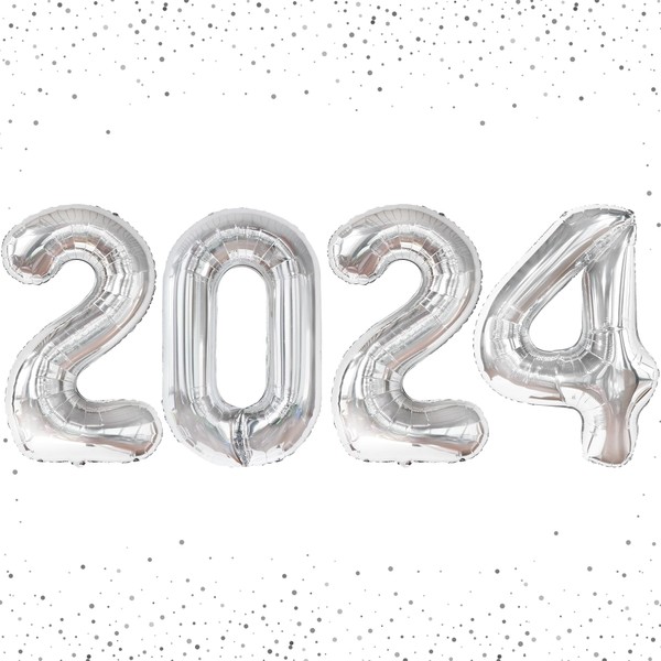 KatchOn, Giant Silver 2023 Balloons Numbers - 40 Inch, 2023