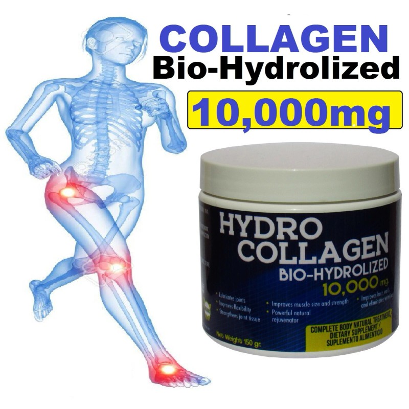 Collagen Glucosamine Chondroitin Hydrolized Collagen powder PLUS 10Kmg no sugar